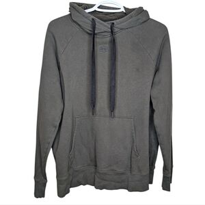 Under Armour Womens Loose Dark Green Hoodie Medium - flaw